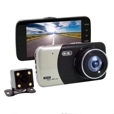 China Car DVR Dual Lens Night Vision 170 Inch Camera Support 4.0 Dual Lens Car Dvr Camera Front And Rear 1080p Car Dash Cam for sale