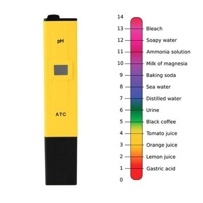 China Portable Digital Display PH Value Detector Water Quality Urine Testing Equipment ATC Portable ATC Meter PH09 pH Pen Acidity Meter for sale