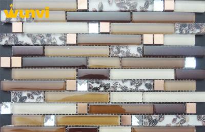 China Residential Acid - Resistant Shell Mosaic Tile With Glass And Ceramic for sale