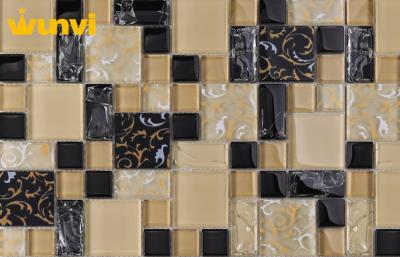 China Teja Shinning de plata profesional del vidrio del arte del mosaico de Backsplash de la pared de Hotal en venta