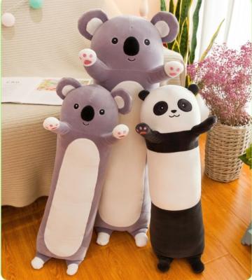 China High Quality Panda Plush Long Pillow Plush Panda National Treasure Stuffed Panda Koala Pillow Down Cotton Doll Koala Wholesale for sale