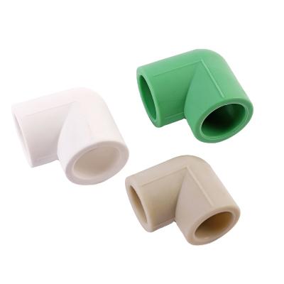 China Joining pipe lines Wellthing factory full ppr full direct plastic equal diameter elbow specification 90 degree elbow for sale