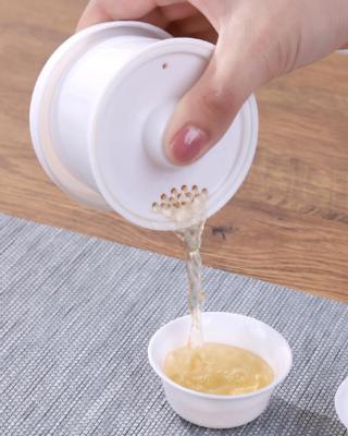 China Yisong New Design Disposable Degradable Materials Disposable Paper Tea Cups for sale