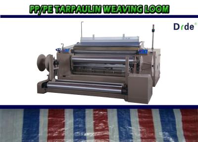 China Multi Colored Strip Tarpaulin Making Machine Water Jet Powered 500 - 600 rpm Speed for sale