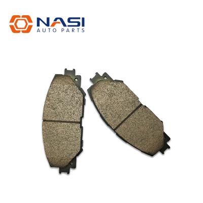 China Dust Low Quiet Brake NASI D1210-8330 Durable Semi-metal Brake Pad For Japanese Car 0446502220 for sale