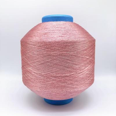 China Sheen 50NM/1 Rayon Metal Yarn Filament Fiber Viscous Metallic Mixed Fine Balance Hand Sew Skein Fancy Thread For DIY Embroidery Accessory for sale