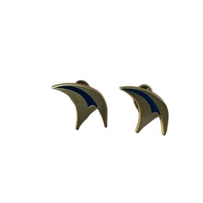 China 3D Logo Pin Badge Wholesale Custom Metal gold gifts enamel type beads technics item color design feature decoration brass material for sale