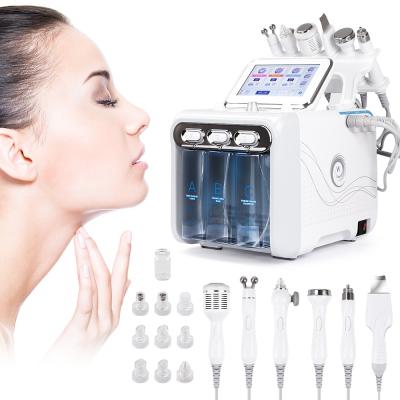 China Face Spa Beauty Equipment Hydra Dermabrasion Water Oxygen Lifting Tool Facial Bio Wrinkle Remover Vacuum Blackhead Vacuum Skin Care Anti Wrinkle Jet for sale