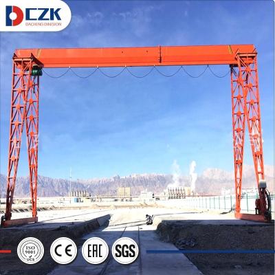 China High Quality Mobile Portable Single Girder Gantry Crane 10 Ton Crane 10ton Small Gantry Crane Rental 10t With 17.6kw Electric for sale