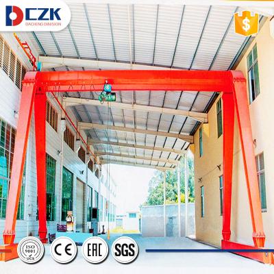 China Overhead Mobile Gantry Crane Price Electric Single Beam Gantry Crane for sale