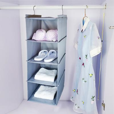 China Wholesale Cloth Daily Folding Cabinet 420D Oxford Home Bathroom Use Hanging Organizer For Clothes for sale