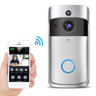 China Eken V5 720P Motion Detection Smart Home Security Intercom Two Way Audio Radio Wifi Door Bell Camera Video for sale