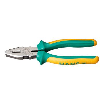 China HANS.w cutter 8 inch wire pliers, combination pliers, professional handle tool for sale