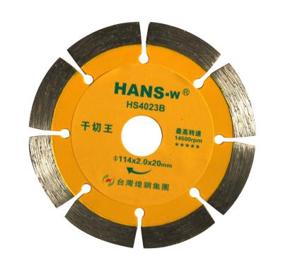 China HANS.w Cutting Disc Circular Saw Blade Tile Walls Slot Concrete Diamond Saw Blade For Stone Custom for sale