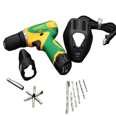 China Taiwan Hans Electric Drill Household Electric Drill 12v Lithium Rechargeable Electric Screwdriver Household Hand Screwdriver for sale