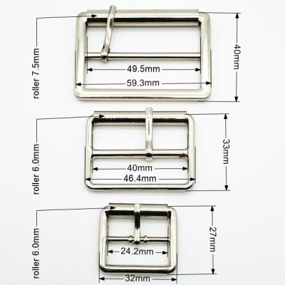 China Nickel Free Metal Alloy Buckle With Pin , Metal Pin Buckle With Roller Bar for sale