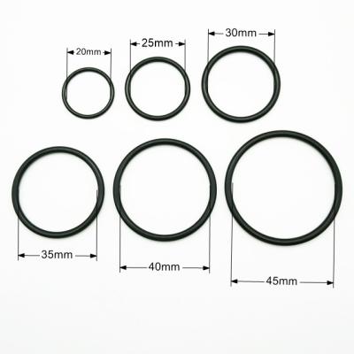 China Different Sizes Zinc Alloy Metal O Ring, Alloy Ring In Black Color, Big Alloy Ring for sale