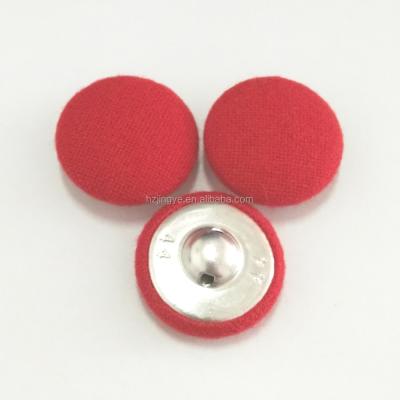 China 44L Metal Leg Button Viable Custom Fabric Covered Sewing Button For Coat for sale