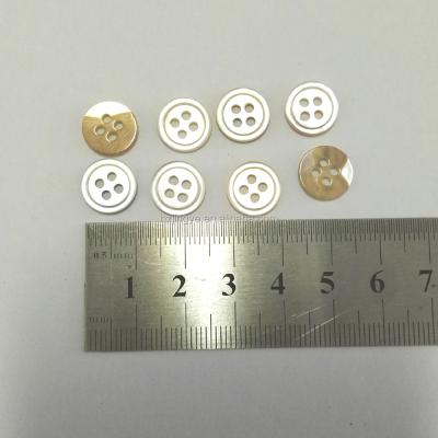 China Dry cleaning 11.5mm mother of pearl shell button for sale