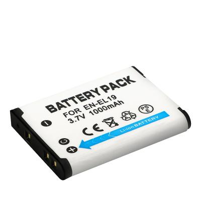 China 3.7V 1000Mah EN-EL19 Camera EN EL19 ENEL19 Battery For Nikon Coolpix S32 S33 S100 S2500 S2750 S3100 S3200 S3300 S3400 S3500 S410 for sale