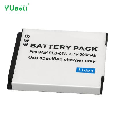 China 3.7V 900mAh Full Camera Digital Camera White Battery SLB-07A SLB07A Decode For SAMSUNG PL150 ST45 ST50 ST550 TL220 for sale