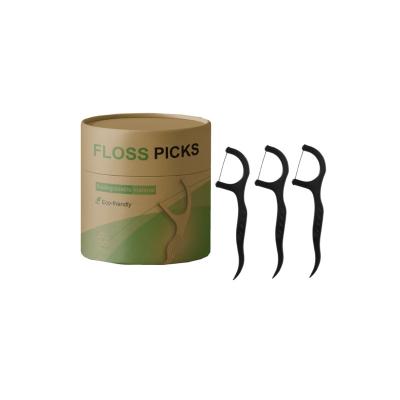 China For Home Use Custom Logo 50pcs  Dental Floss Sticks Eco Friendly 100pcs Toothpick Dental Floss Picks for sale