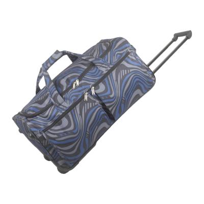 China Fashion Printed Duffle Wheel Bags Traveling Bags Luggage Trolley Luggage Trolley High Quality Moving Bags for sale