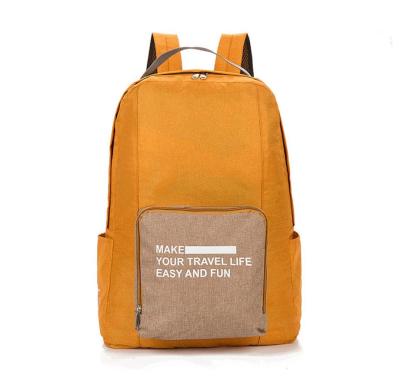 China Cheap Lightweight Backpack Logo Packable Backpacks Custom Made 2022 Tear Resistance Backpack Foldable Outdoor Gym for sale