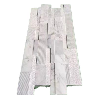 China Parquet Carrara Mosaic Slabs For Wall Decoration for sale