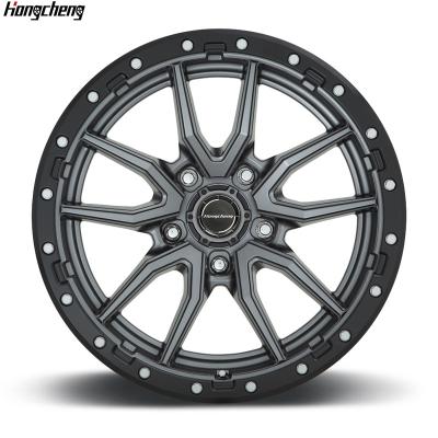 China For retrofit/upgrade Hongcheng hot forged wheel High Quality 5 6 Hole Wheels 4x4 Offroad SUV Sport Luxury Car Wheels 18 20 22 24 Inch Off Road Rims for sale