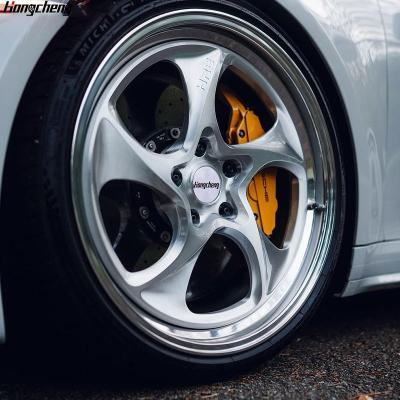 China For retrofit/upgrade custom 2-piece forged alloy for Mercedes C8 BMW Ferrari 5x120 5x127 5x114.3 5x130 deep concave 16-26 inch wheel alloy rims for sale