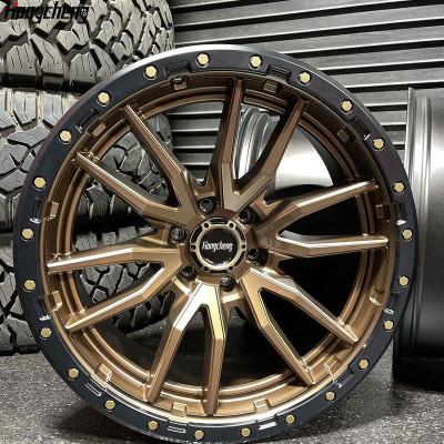 China For retrofit/upgrade Customize 18-22 Inch Forged Aluminum Alloy Deep Concave Beadlock Rims New 6x139.7 Wheels for Jeep GMC RAM 5x150 4x4 for sale