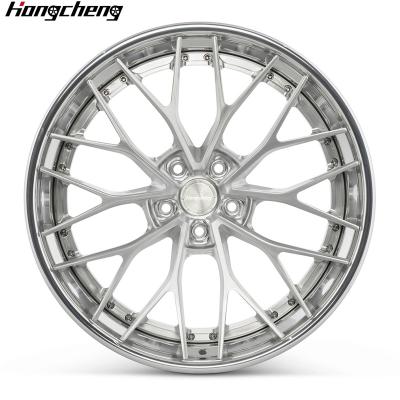 China For retrofit/upgrade Custom brushed 1-piece forged wheel custom size rim 17- 26 inch aluminum alloy wheels for Passenger car 5X120 for sale