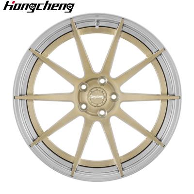 China For retrofit/upgrade Customize forged 2 piece 17 28 inch passenger car wheels 5x112 aluminium alloy rims for luxury car for sale