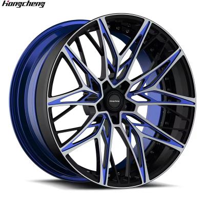 China For retrofit/upgrade Hongcheng Hot - selling modified 3 - piece forged wheels, customized high - strength alloy wheels for sale