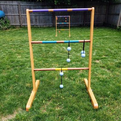 China Eco-Freindly WOODNB Ladder Ball Ladder Golf Toss Outdoor Highlander Yard Horseshoe Tournament Game for sale