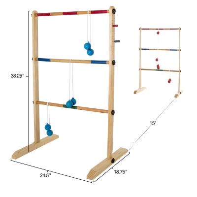 China Newest Eco-Freindly WOODNB Ladder Throw Game Set Indoor Outdoor Backyard Sport Kids Toys Ladder Golf for sale