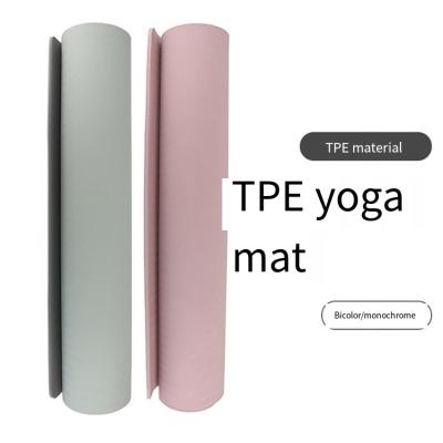 China Urich Anti Slip Lightweight TPE Yoga Mat 173cm Pink Exercise Mat for Yoga and Pilates for sale