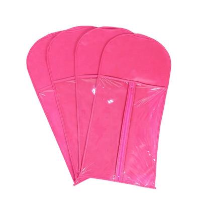 China Wholesale Custom Zipper Hair Dust Bag Logo Wig Hanger Bag With Zipper for sale