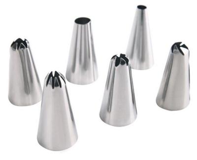 China 6pcs Stainless Steel Tip Sustainable Decoration Set for sale