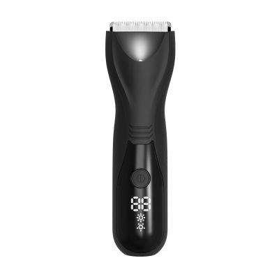 China Car New Arrival USB Digital Display Rechargeable Waterproof Electric Grooming Body Hair Trimmer for sale