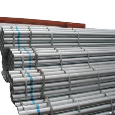 China Structure Pipe BS 1387 GI Q195 SS400 Pre Galvanized Round Galvanized Tube Steel Structure Pipe for sale