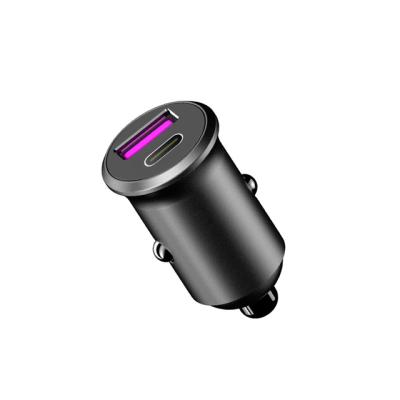 China 36W Mobile Phone Metal Car Charger 3.6A Fast Car Charger Dual USB QC3.0 Usb for sale