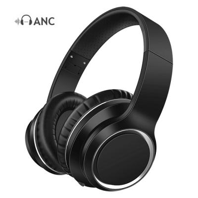 China High Fidelity Healthy Foldable Sports Headsets Long Battery Life Wireless ANC BT Earphone for sale