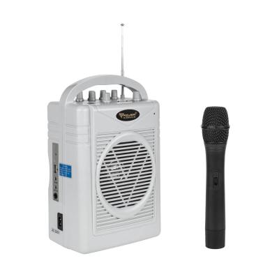 China Portable Public Play Video Announcement for School Church Dual Channel Speaker Rechargeable Wireless Amplifier for sale