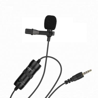 China Lavalier Microphone DSLR Camera Wired Lavalier Lapel Microphone Camera YouTube Microphone for sale