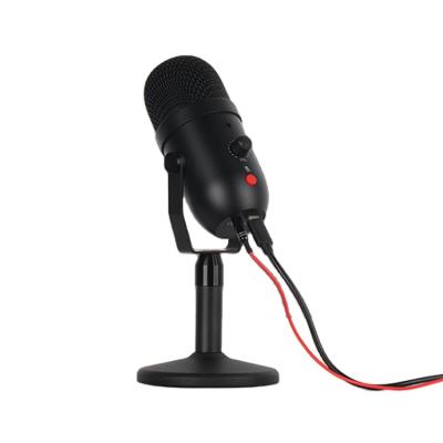 China Main mute cardioid condenser microphone desktop microphone USB mobile phone computer handheld microphone for sale