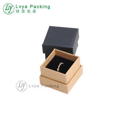 China New Design Handmade Square Ring Shape Mini Jewelry Package Paper Boxes Made Of Cardboard With Lid for sale