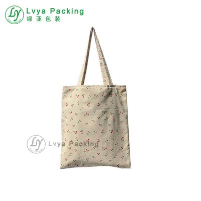 China Custom Handled New Style White Cotton Canvas Bag Gift Shopping Bag For Promotion for sale