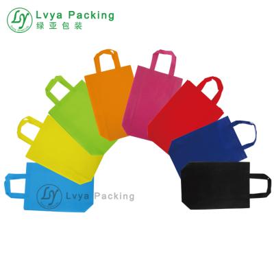 China Free Sample 72gsm 35*25cm Promotional Nonwoven Printed Packaging Bag Wholesale In Stock for sale